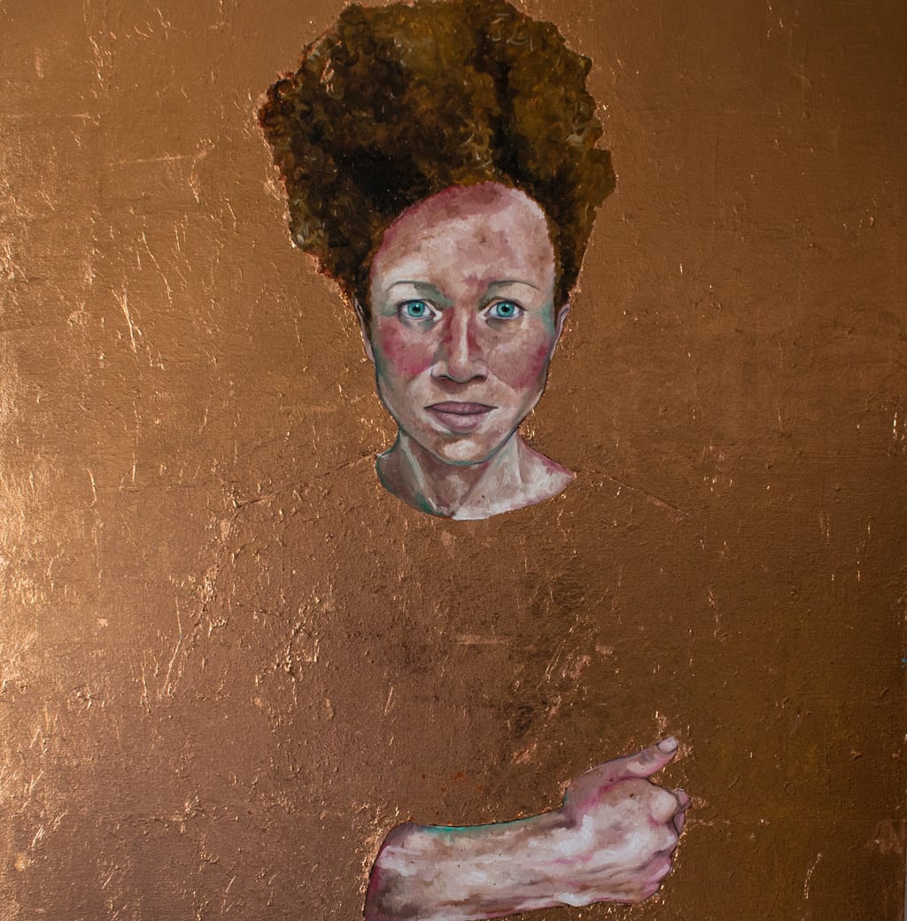 SilviaSarsanoMelanie_oilandcupperleavesoncanvas_W1024px