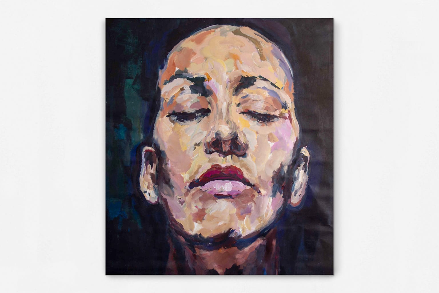 Victor Gounel_Portrait of the woman with closed eyes_W1024px