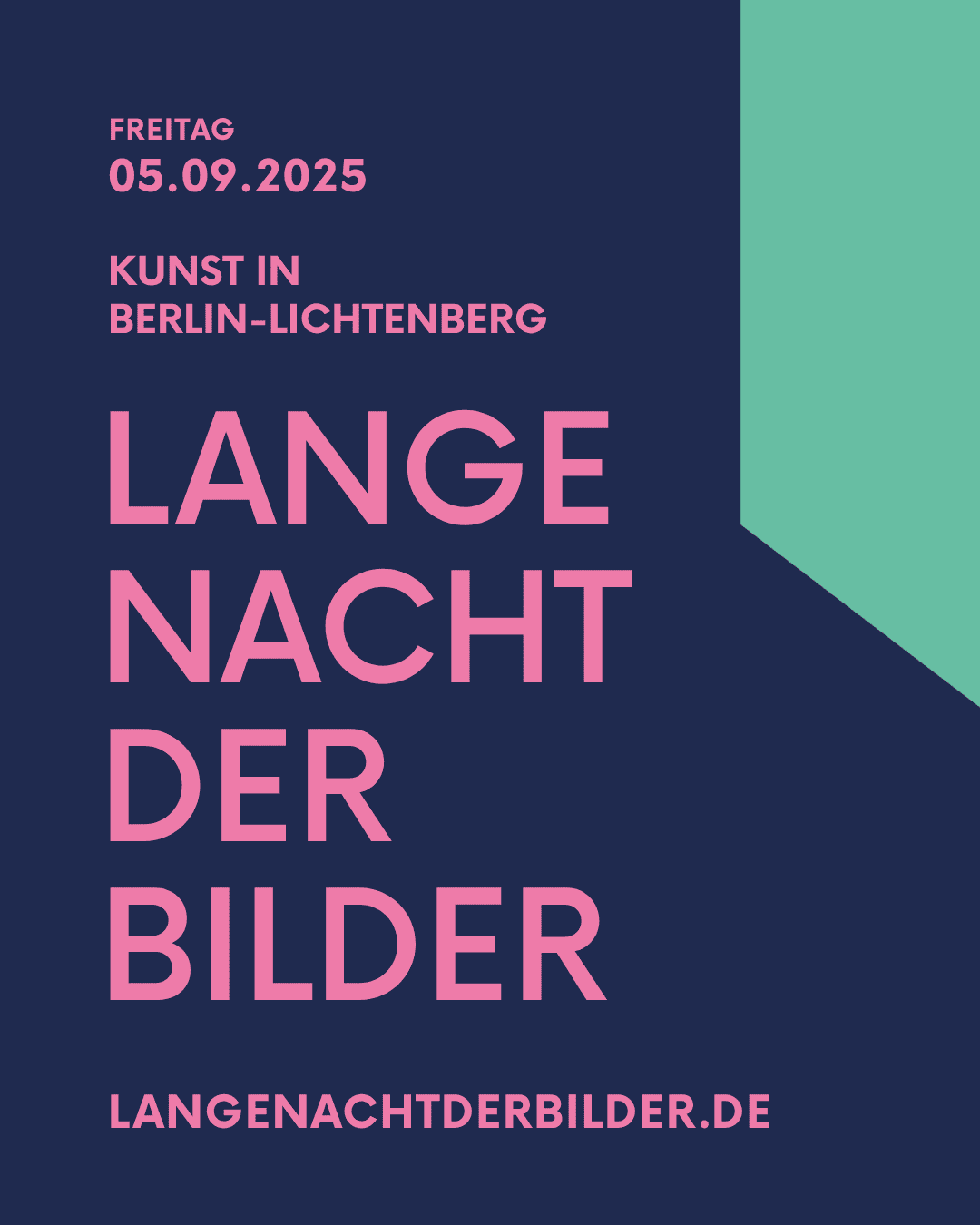 Poster Lange Nacht der Bilder